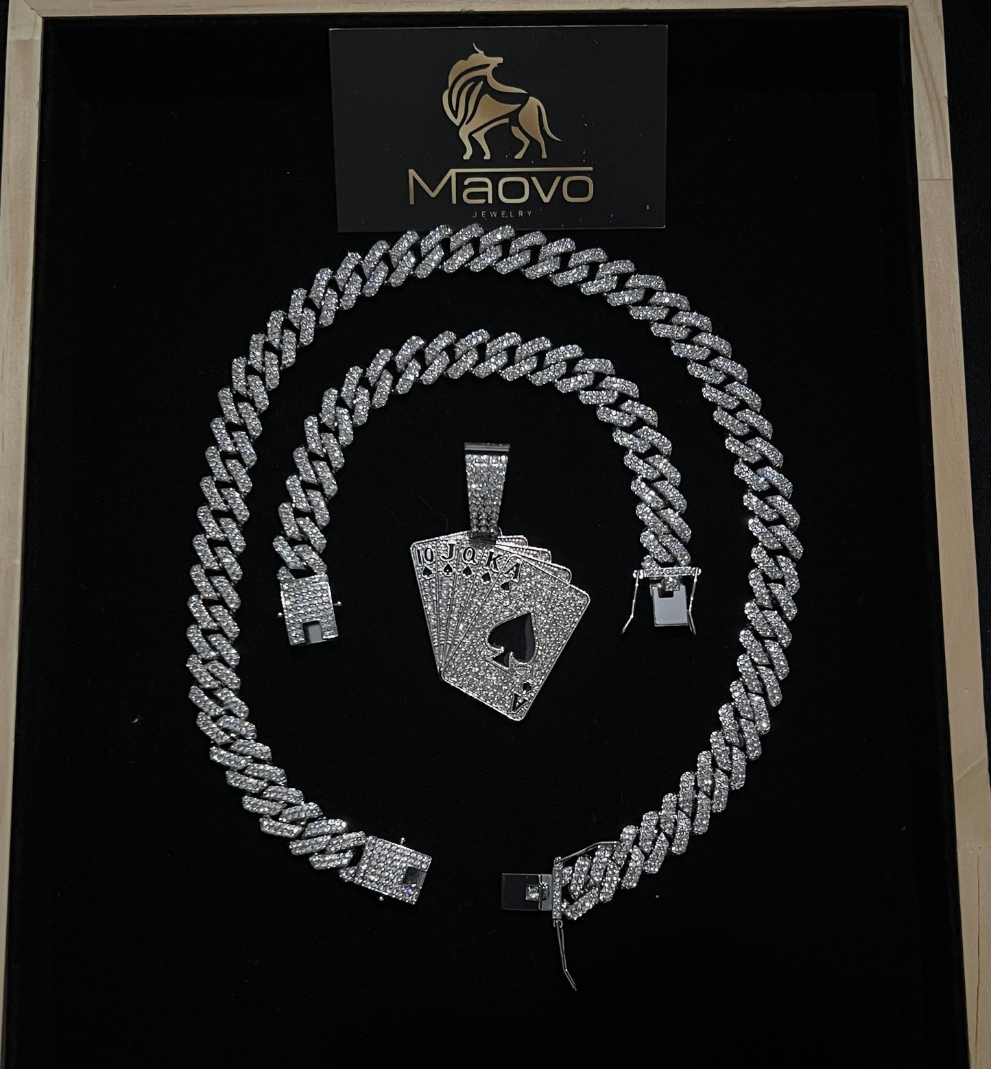 Jewelry Set Silver Necklace + Bracelet