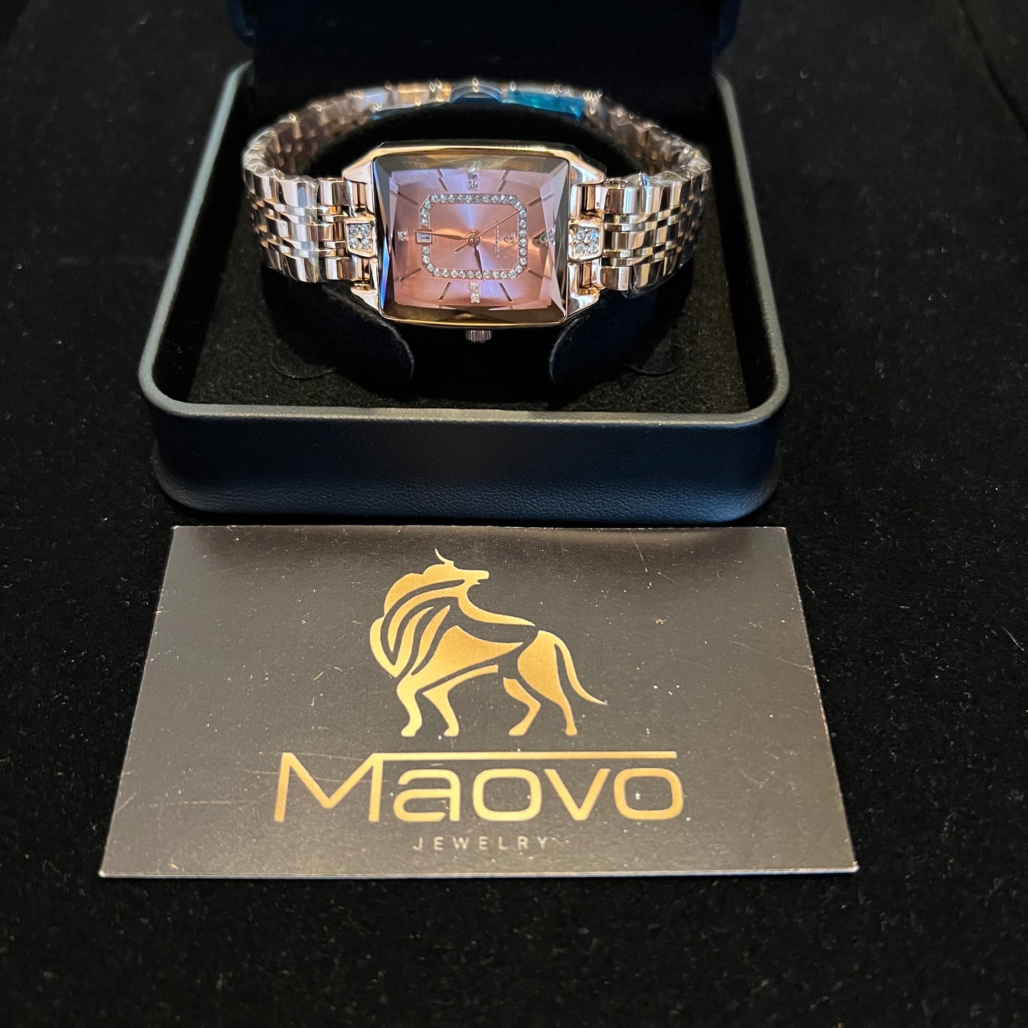 Luxury Women’s Rectangular Watch – Elegant, Waterproof, Timeless