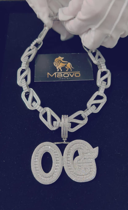 Monster Iced Out Miami Cuban Chain OG Pendant